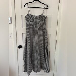 Reformation Black and White Gingham Dress